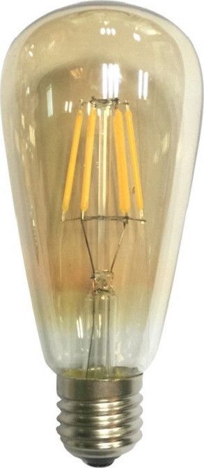 Λαμπτήρας LED Filament E27 Edis 8W 2700K Dimmable Amber