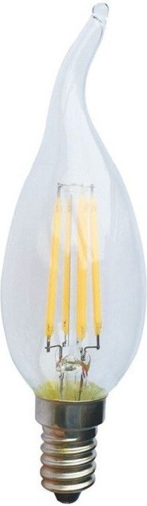 Λαμπτήρας LED Filament E14 Candle 6W 2700K Dimmable Tip