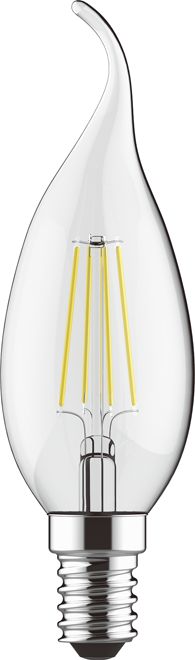 Λαμπτήρας LED Filament E14 Candle 5W 2700K Dimmable Tip