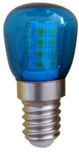 Λαμπτήρας LED E14 T26 1W Blue Mini