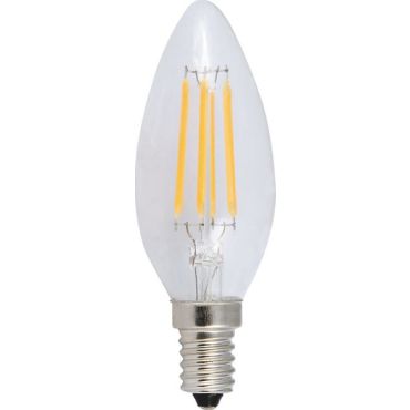 Λαμπτήρας LED Filament E14 Candle 4W 4000K Dimmable