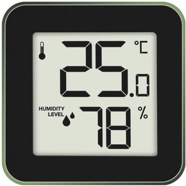 Digital thermometer & hygrometer Life Alu Mini