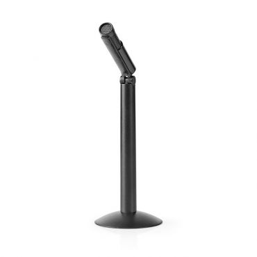 Wired microphone PC with stand Nedis MICSJ100BK