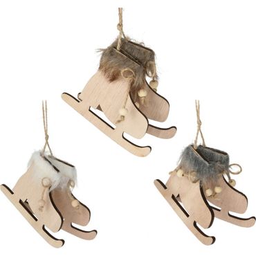 Hanging ornaments ice skates 23991