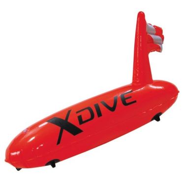 0.4mm single chamber XDIVE PVC buoy with inflatable flag