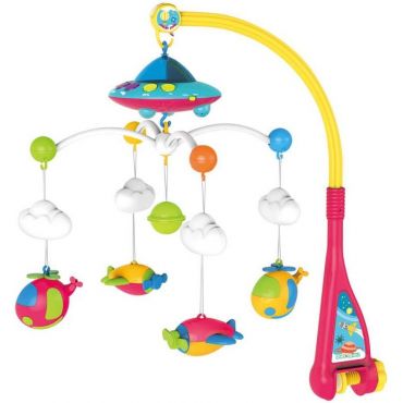 Musical mobile projector Space Bebe Stars