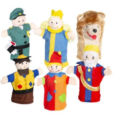Figures for Puppet theater Punch 6pcs