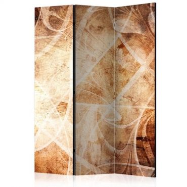3-partition divider - Brown Texture [Room Dividers]
