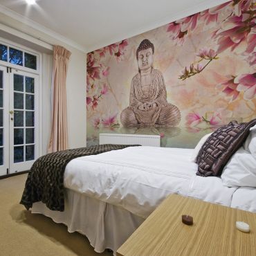 Wallpaper - Buddha and magnolia