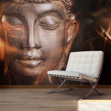 Wallpaper - Buddha. Fire of meditation.