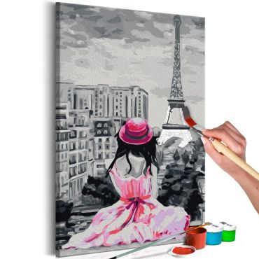 DIY canvas painting - Paris - Eiffel Tower View 40x60