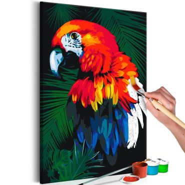 DIY canvas painting - Parrot 40x60