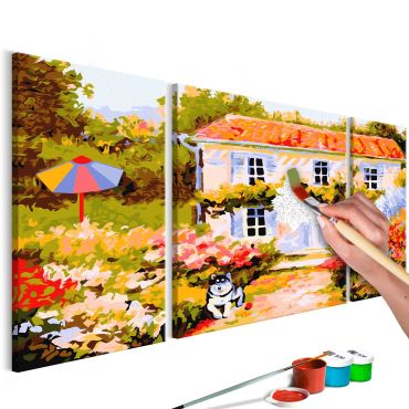 DIY canvas painting - Country House 80x50