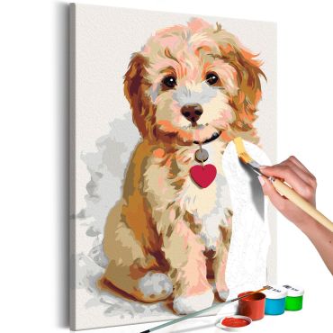 DIY canvas painting - Dog (Puppy) 40x60