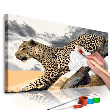 DIY canvas painting - Cheetah  60x40