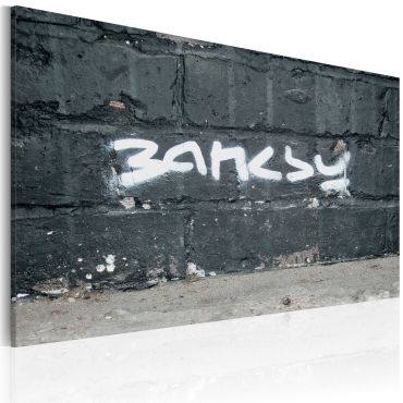 Canvas Print - Banksy: signature 60x40