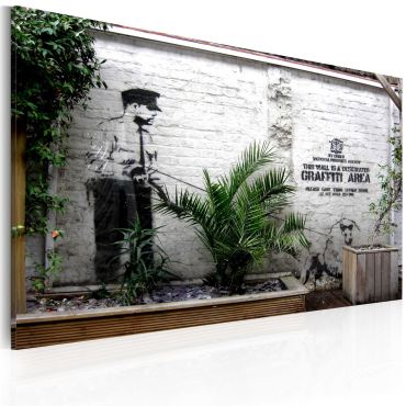 Canvas Print - Graffiti area (Banksy) 60x40