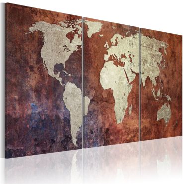 Canvas Print - Steel continents