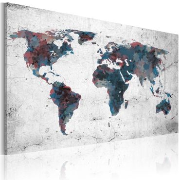 Canvas Print - Undiscovered continents