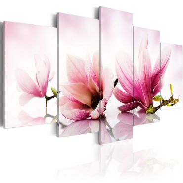 Canvas Print - Magnolias: pink flowers