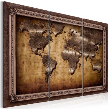 Canvas Print - The Map in a Frame