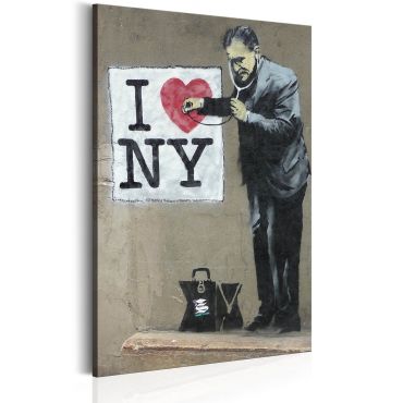 Canvas Print - I Love New York by Banksy