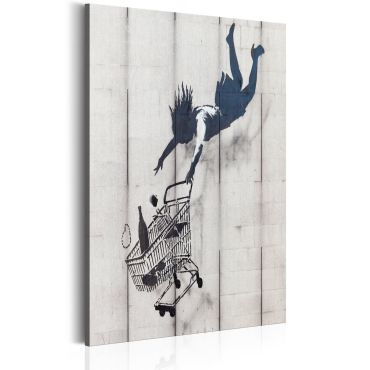 Canvas Print - Shop Til You Drop by Banksy 