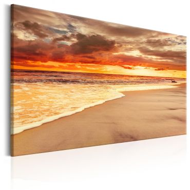Canvas Print - Beach: Beatiful Sunset II