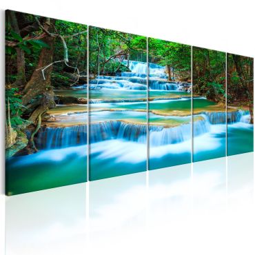 Canvas Print - Sapphire Waterfalls I