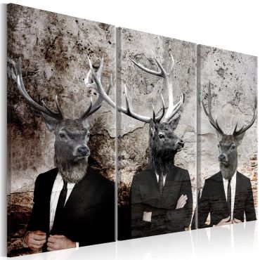 Canvas Print - Deer in Suits I