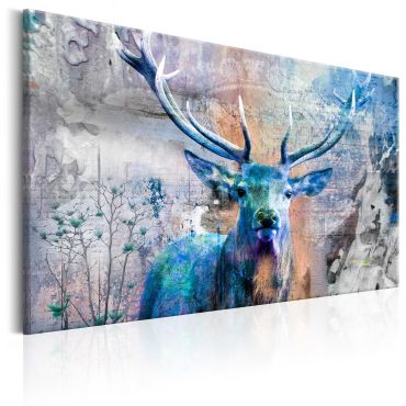 Canvas Print - Blue Deer
