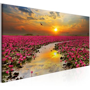 Canvas Print - Lily Field (1 Part) Wide