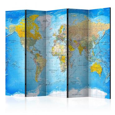 Room Divider - World Classic Map  [Room Dividers] 225x172