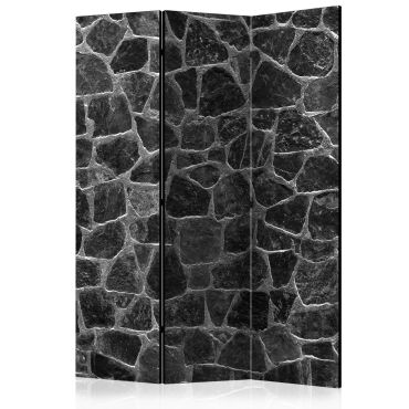 Room Divider - Black Stones [Room Dividers] 135x172
