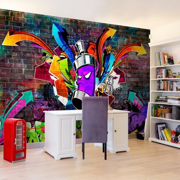 Wallpaper - Graffiti: Colourful attack