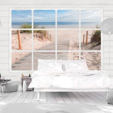 Wallpaper - Window & beach