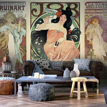 Wallpaper - Alphonse Mucha. Women's
