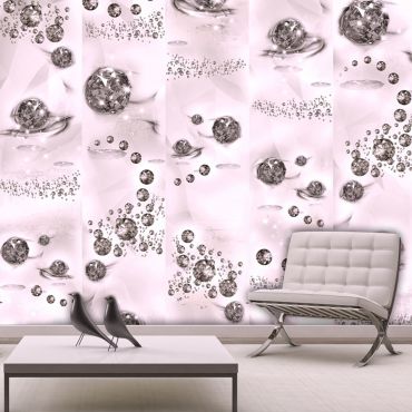 Wallpaper - Pink Jewels 50x1000