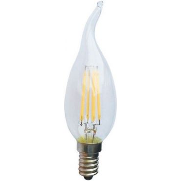 Λαμπτήρας LED Filament E14 Candle 6W 2700K Dimmable Tip