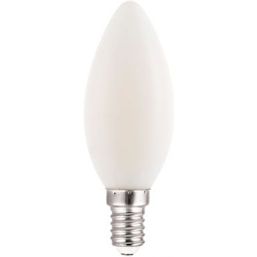 Λαμπτήρας LED Filament E14 Candle 4W 2000K Frosty