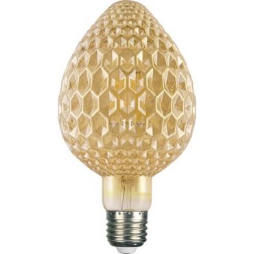 Λαμπτήρας LED Filament E27 Mava 6W 2700K Dimmable Amber