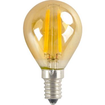 Λαμπτήρας LED Filament E14 Retro 4W 2700K Dimmable Amber