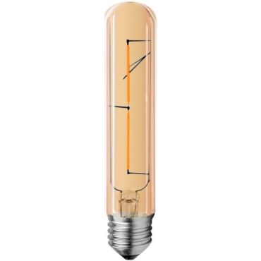 Λαμπτήρας LED Filament E27 Tube 2W 2700K Dimmable Amber