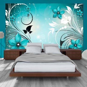 Self-adhesive photo wallpaper - Turquoise dream