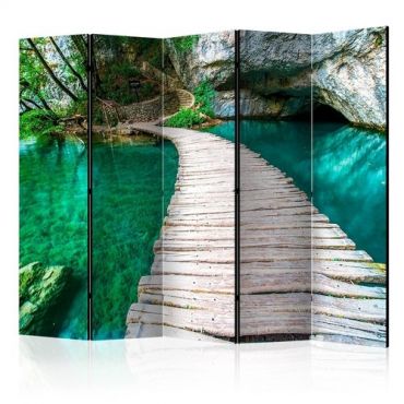 5-section divider - Plitvice Lakes National Park, Croatia II [Room Dividers]
