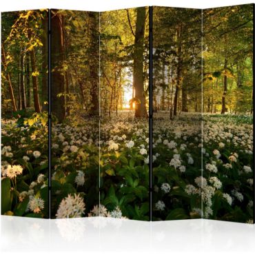 5-part divider - Forest flora II [Room Dividers]