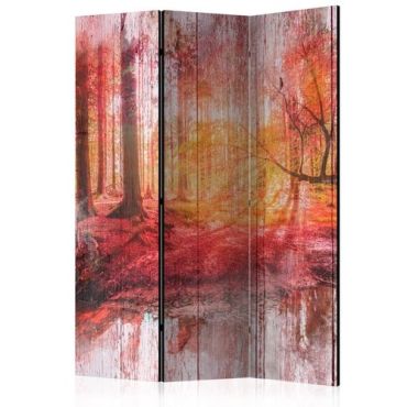 3-partition divider - Autumnal Forest [Room Dividers]