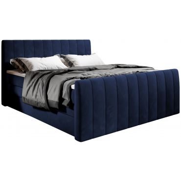 Upholstered bed Arena with mattress and topper