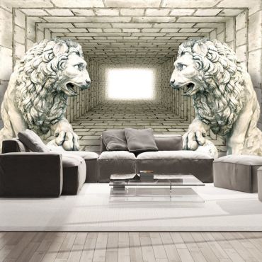Self-adhesive photo wallpaper - Chamber of lions