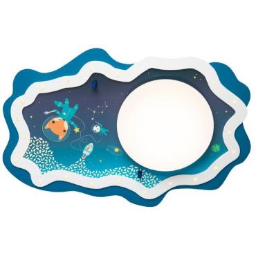Wall ceiling-lamp LED Elobra Little Astronauts Space Mission